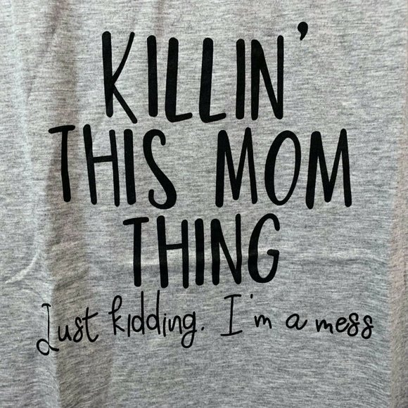 Women NIB Killin' This Mom/Kid Thing Matching T-Shirts Mom&Me Size XL & 3-4Y - Picture 3 of 6